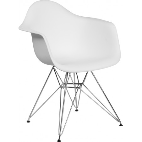 Alonza Resin Chair with Chrome Base