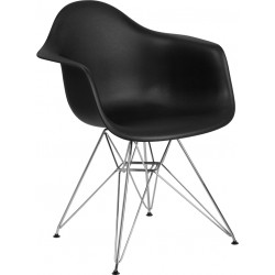 Alonza Resin Chair with Chrome Base