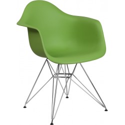 Alonza Resin Chair with Chrome Base