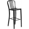 30" High Stratos Metal Barstool