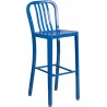 30" High Stratos Metal Barstool