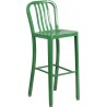 30" High Stratos Metal Barstool