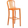 30" High Stratos Metal Barstool