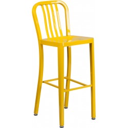 30" High Stratos Metal Barstool