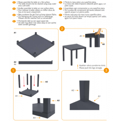 Luna outdoor terrace table