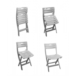 Berni folding plastic chair