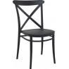 Cross resin patio chair