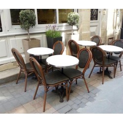 OUTDOOR - Werzalit metal side table top