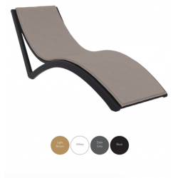 Slim lounge chair