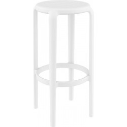 Mot - Backless outdoor stackable restaurant barstool