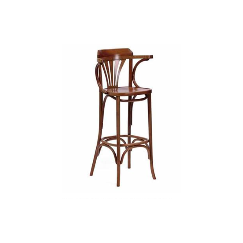 Morelle - Tavern style wood barstool ab