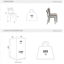 Helenne patio resin chair
