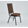 Queen metal banquet stacking chair