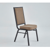 Queen metal banquet stacking chair