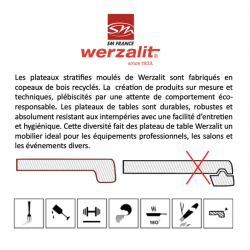 OUTDOOR - Werzalit table top