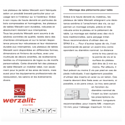 OUTDOOR - Werzalit table top